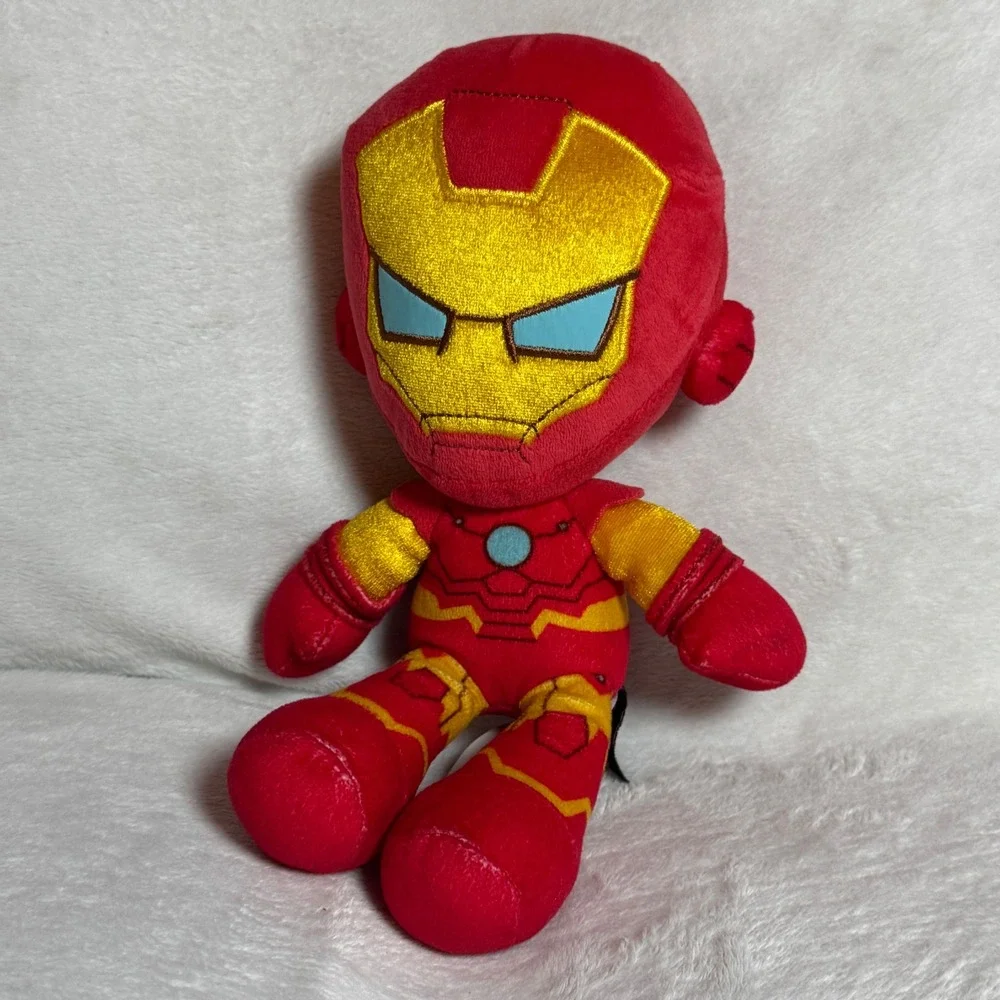 Marvel Plush Red Iron Man Mattel 9-Inch 2021 Avengers Brand Rare Stuffed Toy